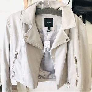 Forever 21 Moto suede jacket